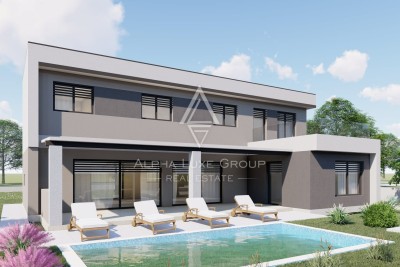 Istria, Sisan: Building land with permit and project
