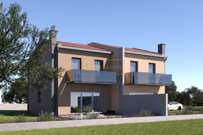 SEMI-DETACHED HOUSE WITH A BEAUTIFUL SEA VIEW, 3 BEDROOMS NEAR BUJE - ISTRIA! - under construction