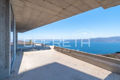Istra, Plomin-okolica, luksuzna vila u novogradnji sa panoramskim pogledom na more