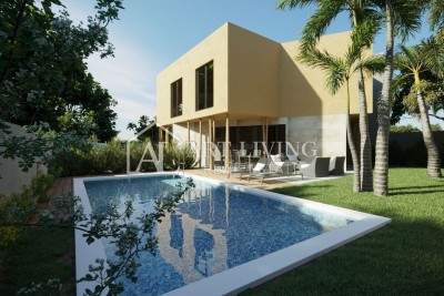 Novigrad - dintorni, moderno duplex con piscina