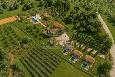 Investicijska prilika u Istri - ekskluzivna parcela za stanciju ili turistički resort
