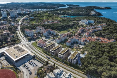Appartamenti in vendita in un nuovo progetto residenziale in una posizione esclusiva, a 300 m dal mare, Pola, Veruda!