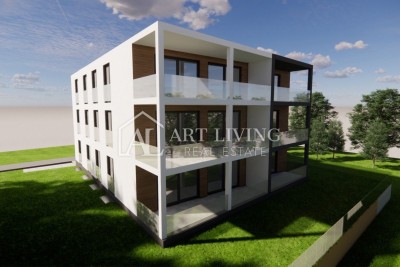 Istria, Umago, dintorni - ESCLUSIVO - appartamento trilocale al piano terra 123 m2, 150 m dal mare - NUOVA COSTRUZIONE