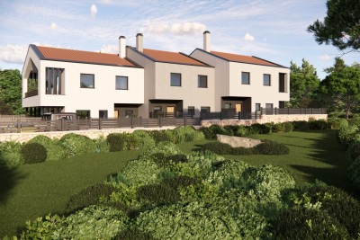 Funtana - land with permission to build 3 houses in a row