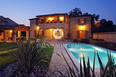 Stone Istrian indigenous villa with pool