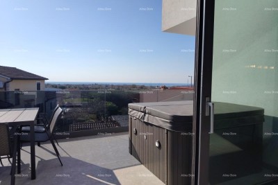 Eccellente appartamento trilocale con vista mare, arredato
