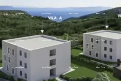 Vacker trerumslägenhet, Labin.